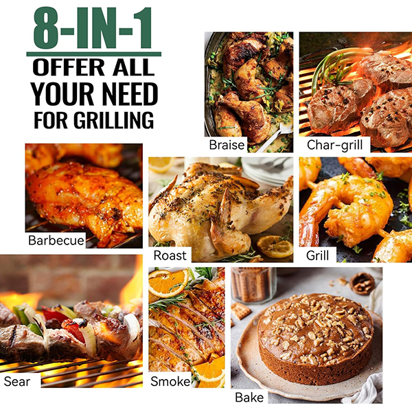 Roštilj na pelet Z Grills ZPG-7002C Wood Pellet Grill Smoker 8in1