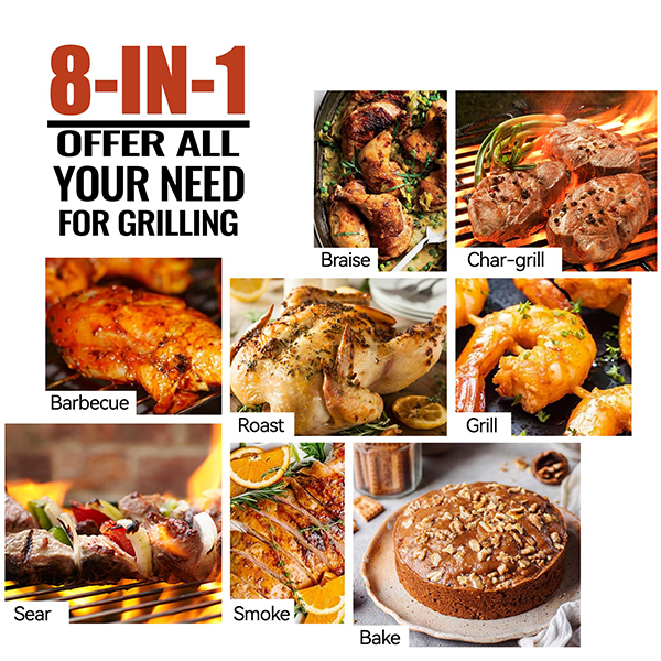 Roštilj na pelet Z Grills ZPG-700D3 Wood Pellet Grill Smoker 8in1