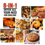 Roštilj na pelet Z Grills ZPG-700D3 Wood Pellet Grill Smoker 8in1