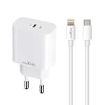 Adapter Maxlife MXTC-06-20C PD QC charger 1xUSB-C 20W + USB-C lightning cable 20W OEM0101313