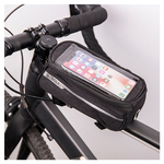 Vodootporna torbica za bicikl Waterproof bike frame bag with phone holder black OEM100508
