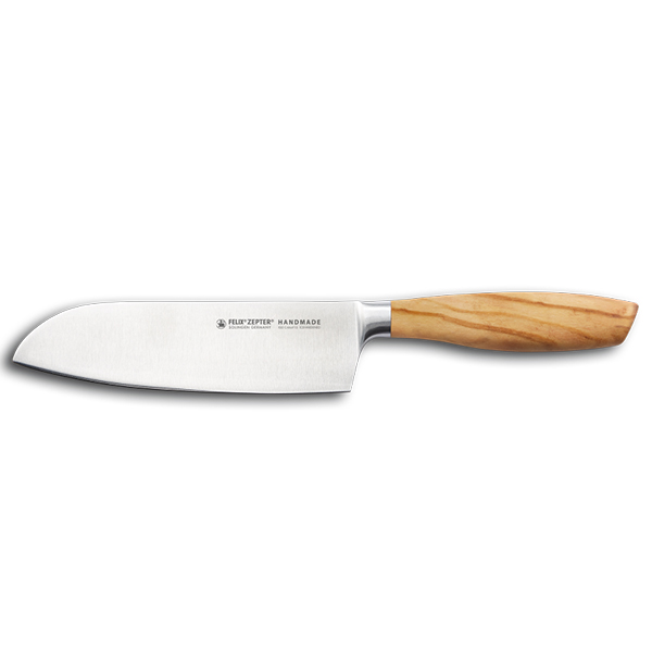 Nož Santoku Zepter KSO-016 OLIVE WOOD S drška od maslinovog drveta 16cm/