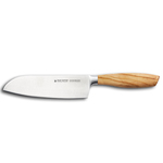 Nož Santoku Zepter KSO-016 OLIVE WOOD S drška od maslinovog drveta 16cm/