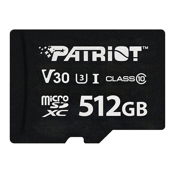 Micro SD Patriot 512GB SDXC V30 PSF512GVX31MCX Micro SD Patriot 512GB SDXC V30 PSF512GVX31MCX
