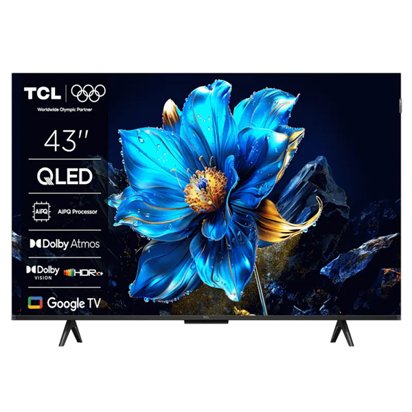 TV QLED TCL 43P7K Ultra HD, Google TV/