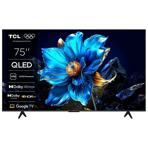 TV QLED TCL 75P7K Ultra HD, Google TV/