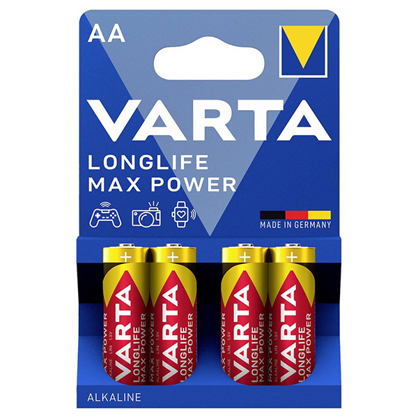 Baterije Varta Longlife MaxPower AA 4/1