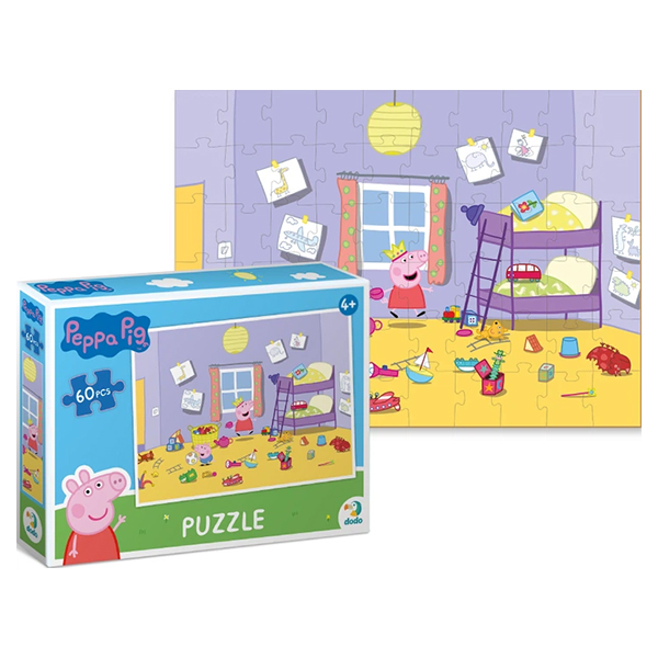 Puzzle DoDo Pepa Prase Dječija soba 60 komada