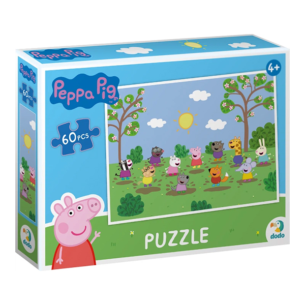 Puzzle DoDo Pepa Prase Ljetnji dan 60 komada