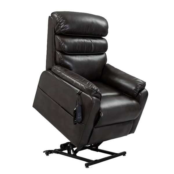 Fotelja podesiva masažna Loctek FlexiSpot XL6 Power Lift Recliner (Dark Brown PU Leather)