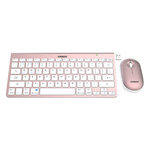 Tastatura i miš Everest KB-BT72 2,4GHz BT Wireless US Rose Gold