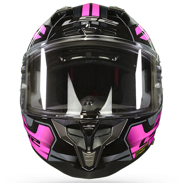 Kaciga LS2 FF327 Challenger Spin Titanium Fluo Pink XL (103275046XL)