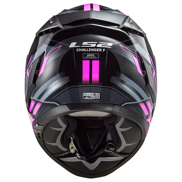 Kaciga LS2 FF327 Challenger Spin Titanium Fluo Pink XL (103275046XL)