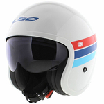 Kaciga LS2 OF599 Spitfire II Retro White Blue Red XL (365992102XL)