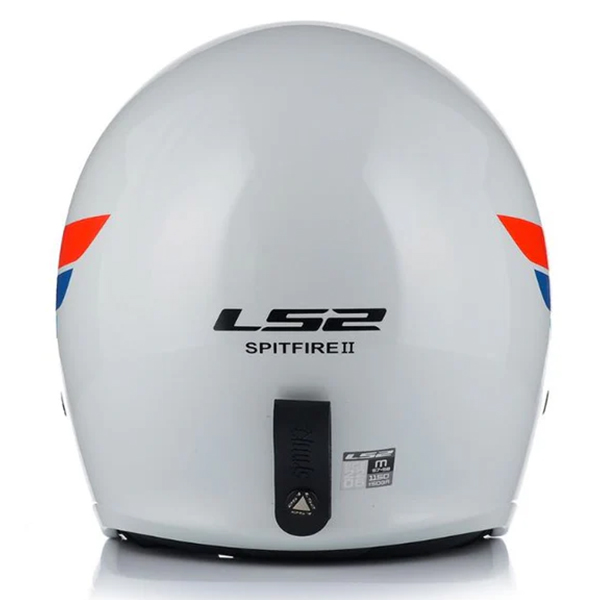 Kaciga LS2 OF599 Spitfire II Retro White Blue Red XL (365992102XL)