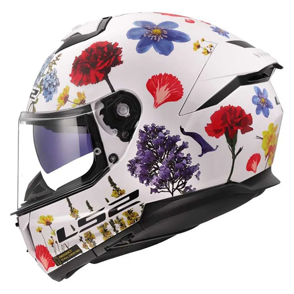 Kaciga LS2 FF808 Stream II Flowers White XL (168082602XL)