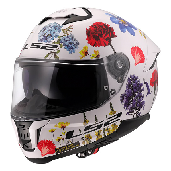 Kaciga LS2 FF808 Stream II Flowers White XL (168082602XL)