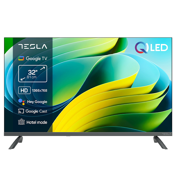 TV QLED Tesla Q32E665GHS HD Ready Smart GoogleTV/