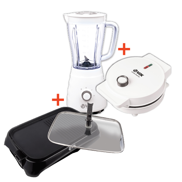 SET 3U1 VOX Električni grill + Blender + Aparat za vafle/