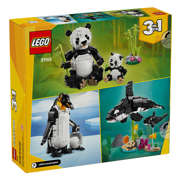 LEGO Creator 3in1 Wild animals: Panda Family (31165)