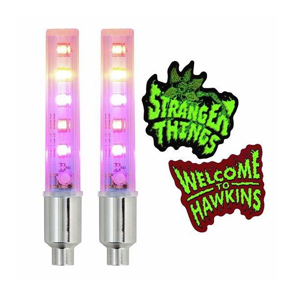 Dodaci za bicikl Stranger Things 5 LED Bike Lights and strickers