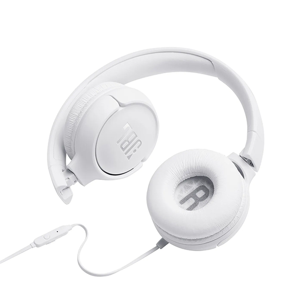 Slušalice JBL Tune 500 sa mikrofonom bijele