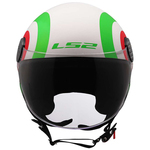 Kaciga LS2 OF558 Sphere Lux II Urby White Green Red L