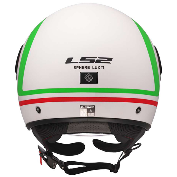 Kaciga LS2 OF558 Sphere Lux II Urby White Green Red L