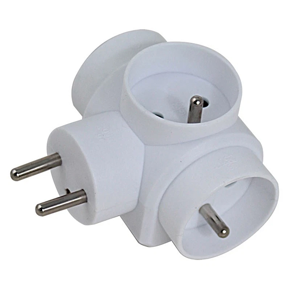 Razdjelnik trostruki Esperanza ELK302W 3GN White