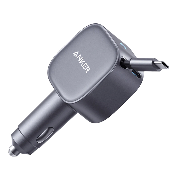 Punjač za auto Anker Nano A2738HA2 75W/USB-C Port/USB-C kabl/sivi