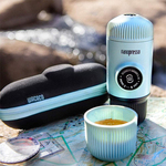 Aparat za espresso Wacaco Nanopresso Arctic Blue + futrola (W230344) prenosivi