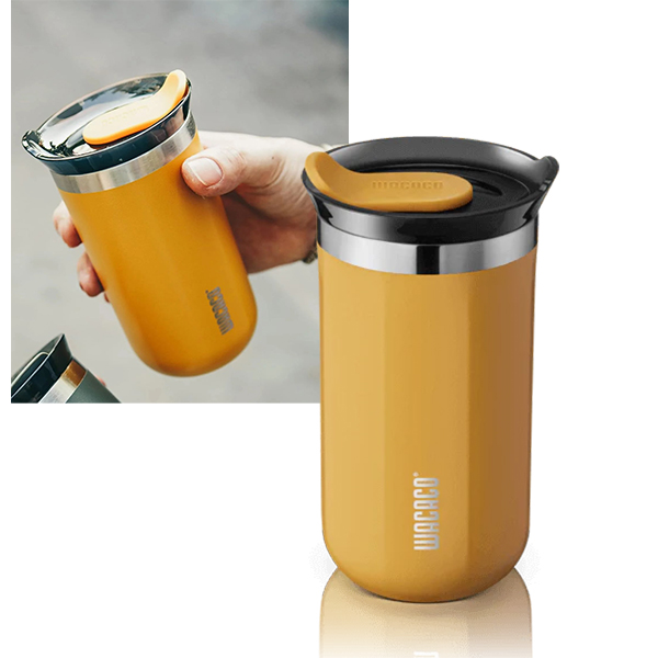 Termos za kafu Wacaco Octaroma Lungo Amber Yellow 300ml (W2306034)