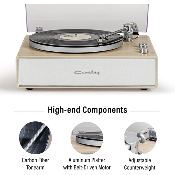 Gramofon Crosley Stave CR6046A-NASL4 Bluetooth (Natural)