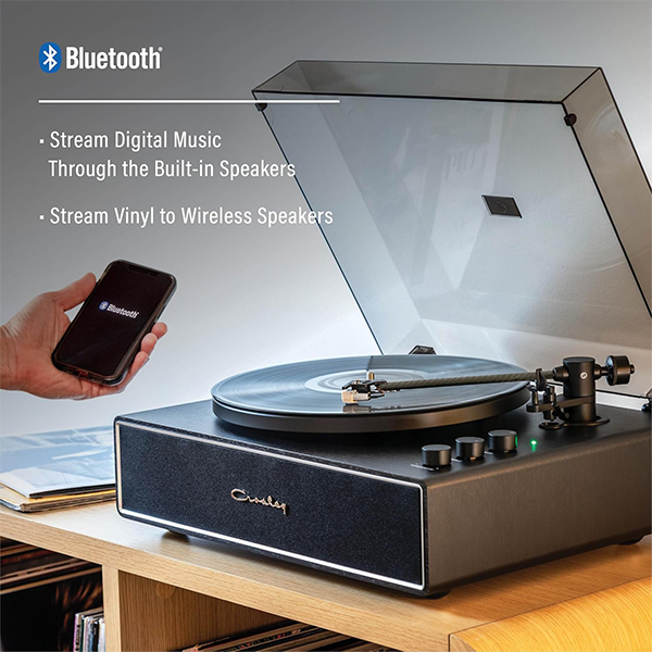 Gramofon Crosley Stave CR6046A-BKSL4 Bluetooth (Black)