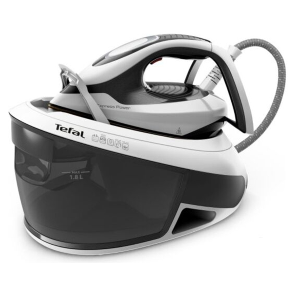 Pegla sa parnom stanicom Tefal Express Power SV8130E0 2800W crno-bijela