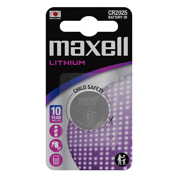 Baterija Maxell CR2025 3V 1/1pc blister