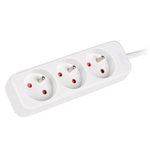 Produžni kabl Lanberg PS0-03E-0150-W 3X230V 1,5m bijeli