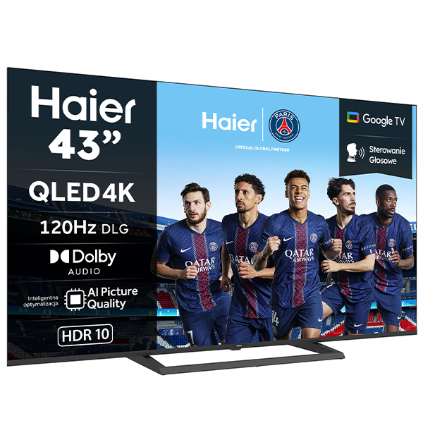 TV QLED Haier H43S80GUX 4K Smart GoogleTV