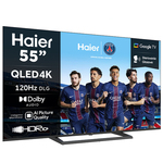 TV QLED Haier H55S80GUX 4K Smart GoogleTV