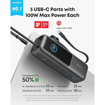Power bank Anker Nano A1695H11 25K/165W/USB-C/sivi