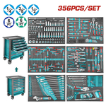 Set alata u radiončkim kolicima Total THPTCS73561 (356-djelni)