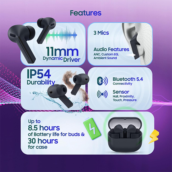 Slušalice Samsung Galaxy Buds3 FE R420 (Black)