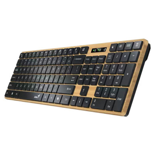Tastatura Genius SlimStar 7250BT AI Pine Wood US Wireless