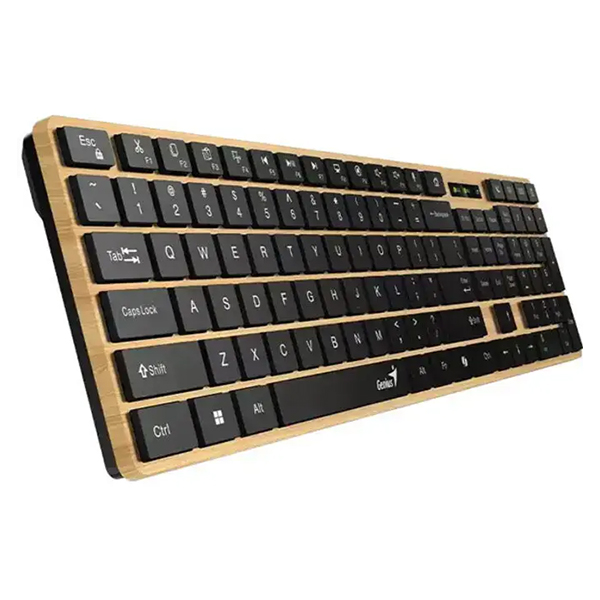 Tastatura Genius SlimStar 7250BT AI Pine Wood US Wireless