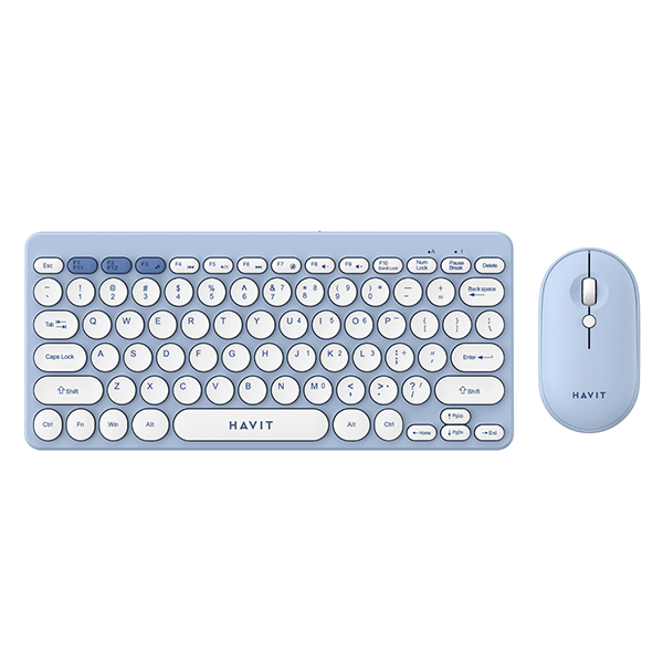 Tastatura+miš Havit KB279GCM Blue bežični set