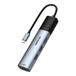 USB Hub Mokin 5u1 USB-C PD 3.0 100W Silver