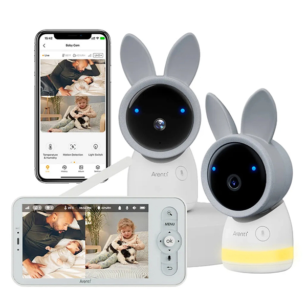 Baby monitor Arenti AInanny A4 Wi-Fi Video Kit - 2 kamere