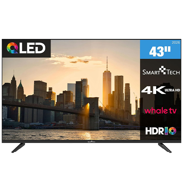 TV QLED Smart Tech 43QH02V 4K Smart Whale OS