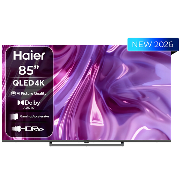 TV QLED Haier H85S80GUX 4K Smart GoogleTV