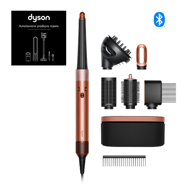 Stajler Dyson Airwrap i.d. Amber Silk/Pink Champagne Curly+Coily (142899) Limited Edition